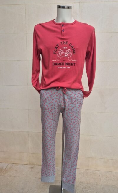 Pijama hombre Gamer - Rojo