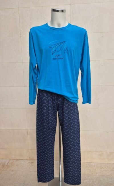 Pijama hombre Quiet Summer- Azul