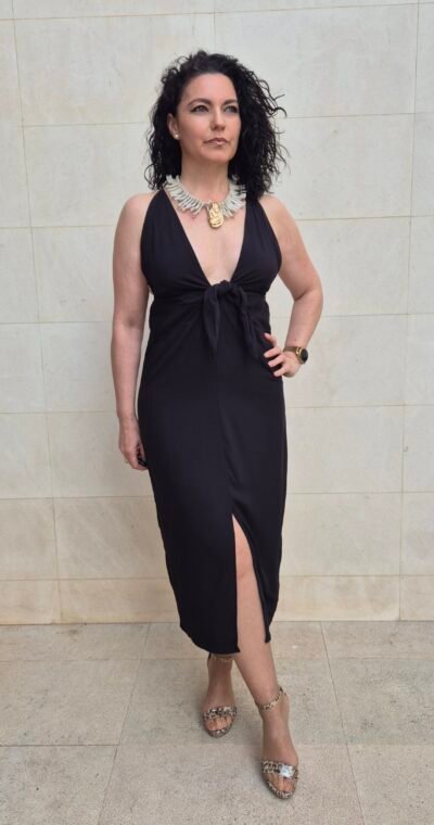 Vestido con escote