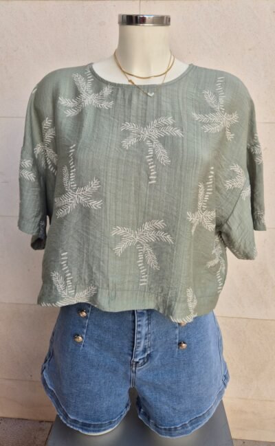 Blusa palmera
